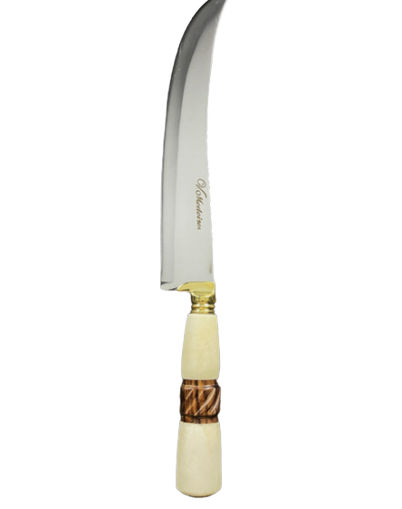 10" Butchers Knife SS440 Ostrich Bone - 250mm