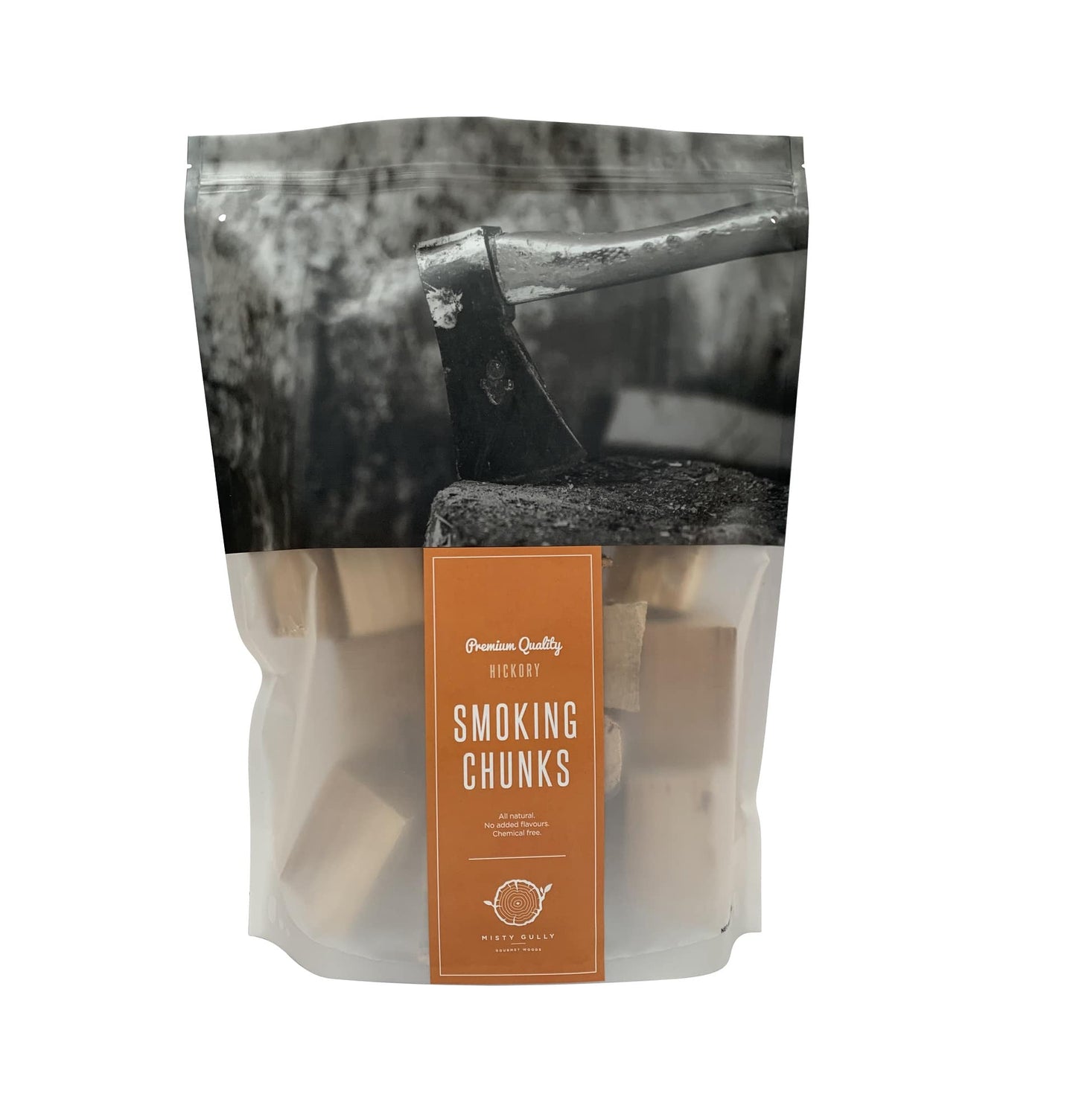 Misty Gully Wood Chunks 2kg – Hickory Smoked & Cured