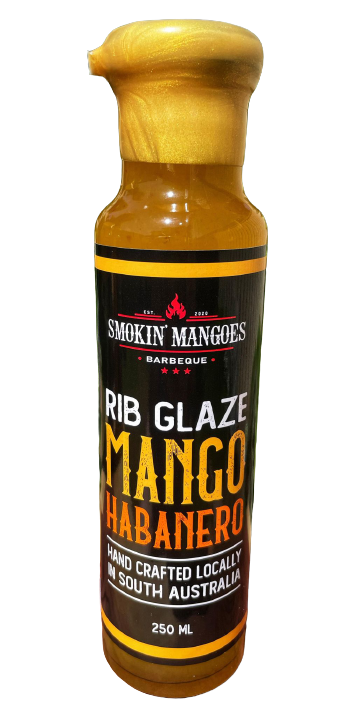 Mango Habanero Rib Glaze 250ML Smokin Mangoes BBQ