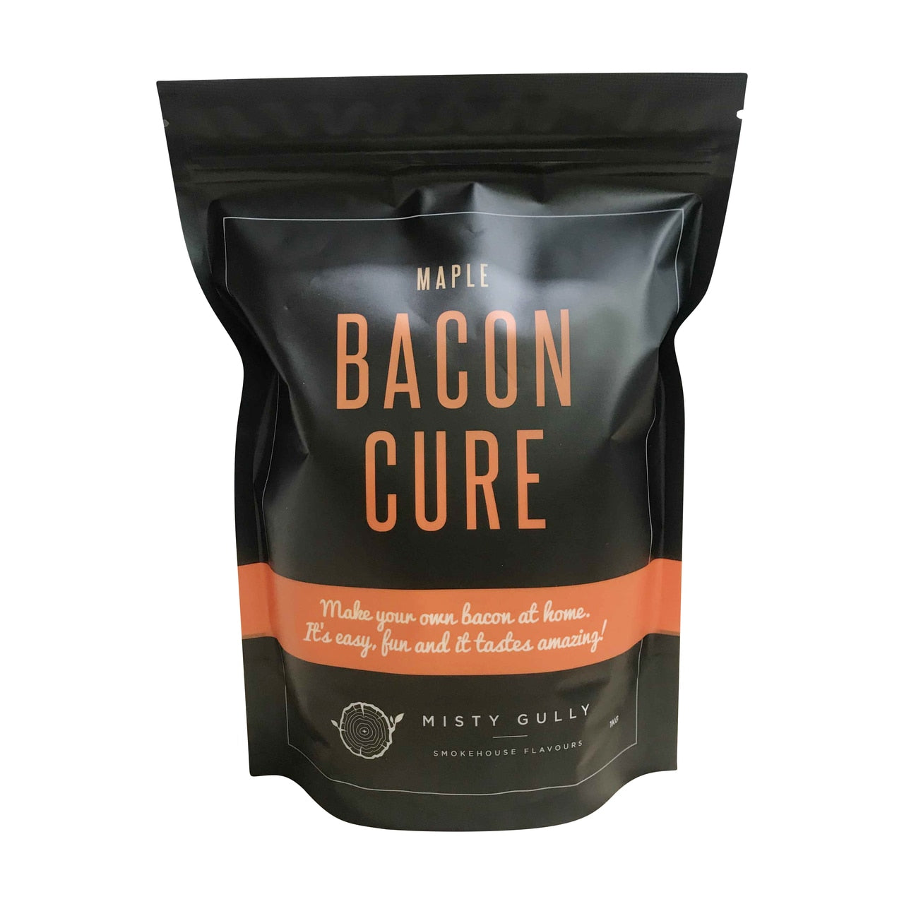 Misty Gully Maple Bacon Cure 1kg Smoked & Cured