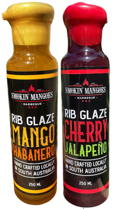 Smokin' Mango Rib Glaze COMBO DEAL Smokin Mangoes BBQ