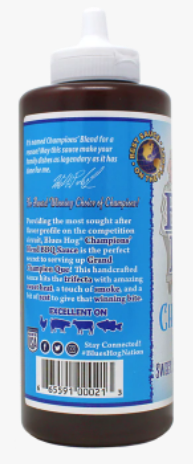 Blues Hog "Champions Blend" BBQ Sauce - 680g Squeeze Bottle