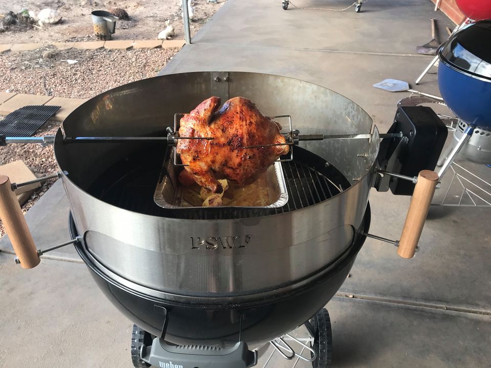 Pizza/Rotisserie Riser for the 57cm Kettle