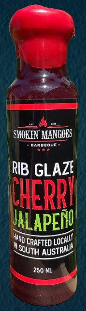 Cherry Jalapeno Rib Glaze 250ML Smokin Mangoes BBQ