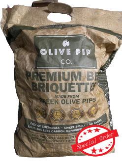 Olive Pip Co. Premium BBQ Briquettes 8kg Bags